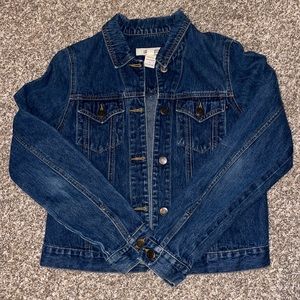 Abercrombie dark wash denim jacket
